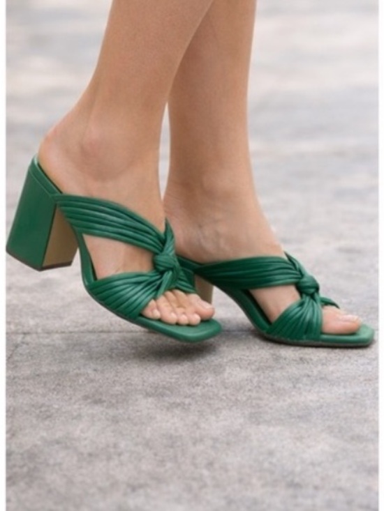 White House Black Market Shoes - White House Black Market Knotted Strappy Heel